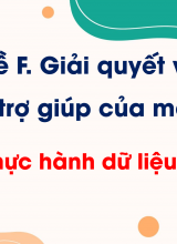 Chủ đề F - Bài 13 Thực hành dữ liệu kiểu xâu
